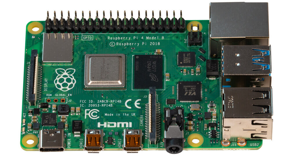 Raspberry Pi 4 with 4GB RAM
